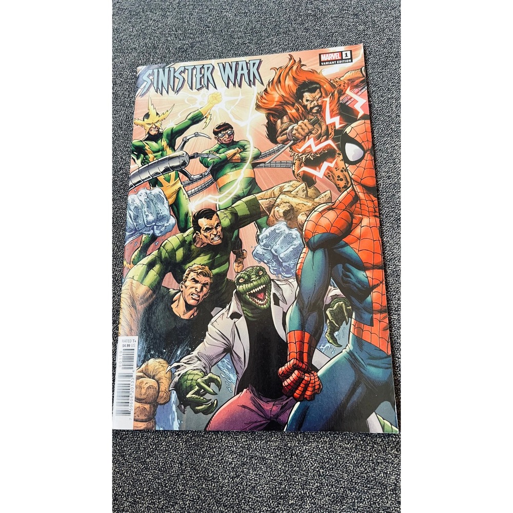 Marvel Comic Book Sinister War #1 Variant Edition Spider-Man Sinister Six Multi